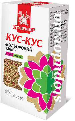 Кус-кус "кольоровий мікс", 270гр (коробка)